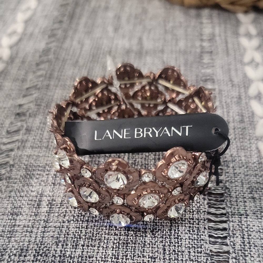 Lane Bryant Rose Gold Tone Stretchy Bracelet